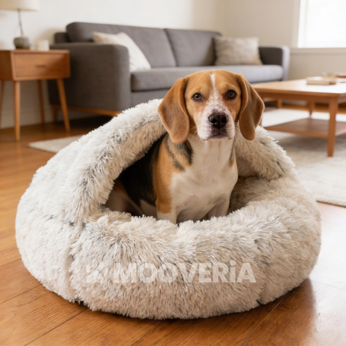 Cocon Anti-Stress Mooveria™ – Coussin Apaisant pour Chien